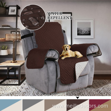 Anti-Slip Elastic Strap Reversible Recliner Cover